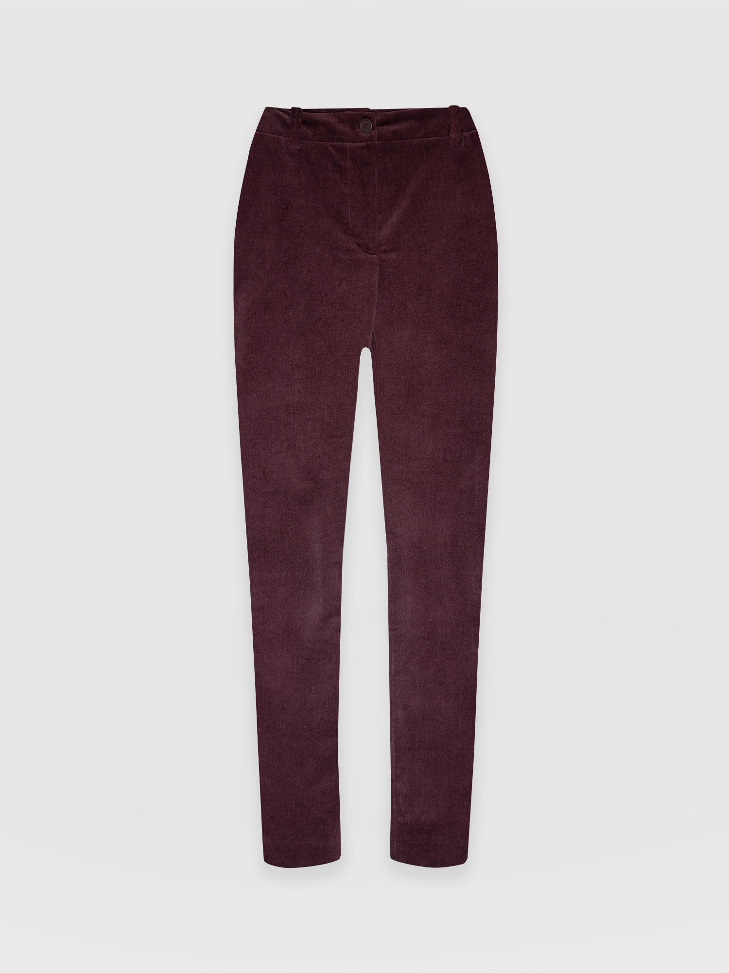 Palmer Pant Plum Corduroy - Women's Trousers | Saint + Sofia® UK